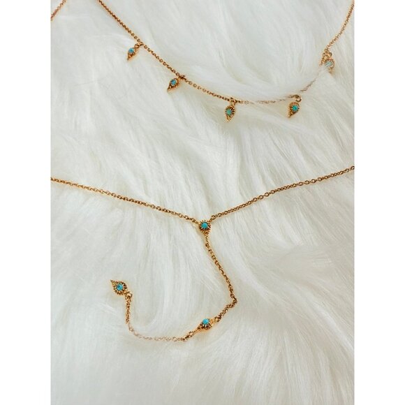 Turquoise Layered Necklace - Picture 2 of 6